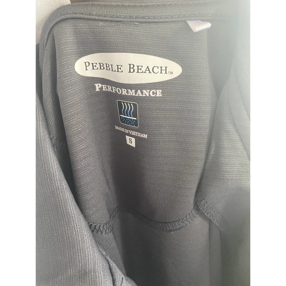 Pebble Beach gray women's golf polo, small - Picture 4 of 7